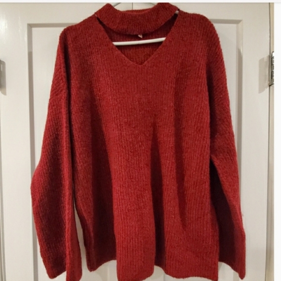 Harlow & Rose Red Sweater - Picture 1 of 2